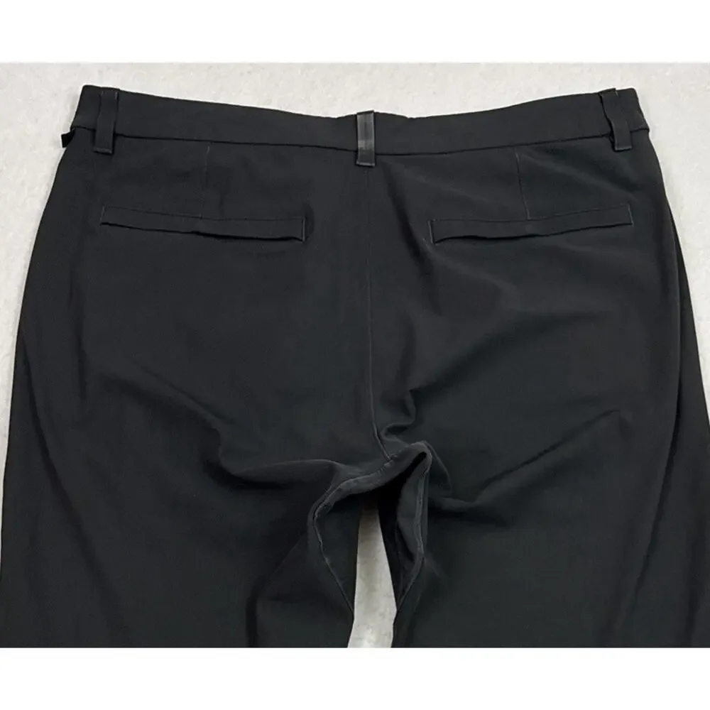 Lululemon Commission Pants Mens 36 Black Warpstreme Stretch Chino Performance